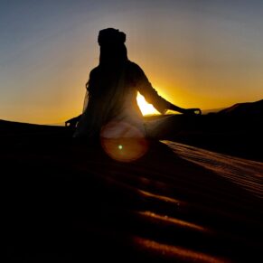 Meditation Sonnenuntergang